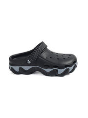 Smoothlite Chunky Painted-Sole Clogs for men in Black, image 2