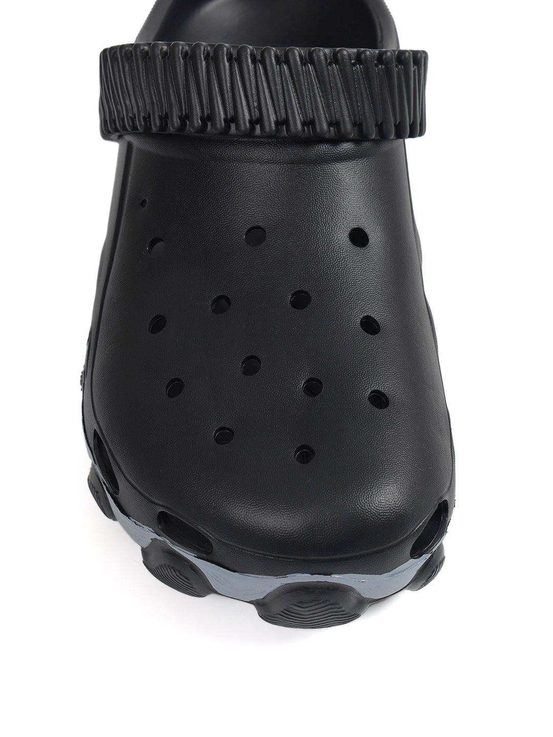 Smoothlite Chunky Painted-Sole Clogs for men in Black, image 3