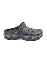 Smoothlite Chunky Painted-Sole Clogs for men in Dark Grey, image 2