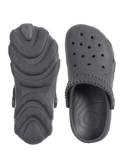 Smoothlite Chunky Painted-Sole Clogs for men in Dark Grey, image 6
