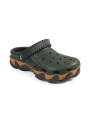 Smoothlite Chunky Painted-Sole Clogs for men in Olive, image 1