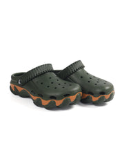 Smoothlite Chunky Painted-Sole Clogs for men in Olive, image 4