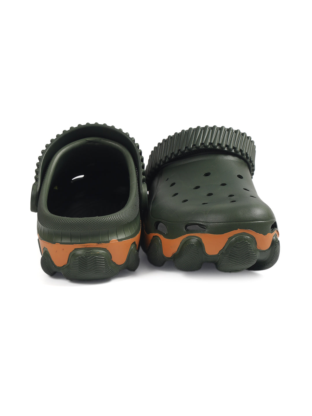Smoothlite Chunky Painted-Sole Clogs for men in Olive, image 5