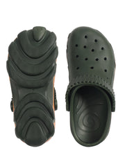 Smoothlite Chunky Painted-Sole Clogs for men in Olive, image 6