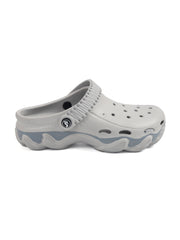 Smoothlite Chunky Painted-Sole Clogs for men in Light Grey, image 2