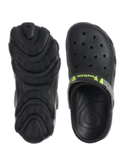 Smoothlite Chunky Painted-Sole Clogs with Contrast Strap for men in Black, image 6