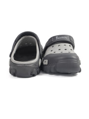 Smoothlite Dual-Tone Chunky Comfort Clogs for men in Light Grey & Dark Grey, image 3