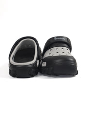 Smoothlite Dual-Tone Chunky Comfort Clogs for men in Black & Light Grey, image 3