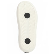 Smoothlite Dual-Tone Slides with Removable Footbed for men in White & Black, image 4