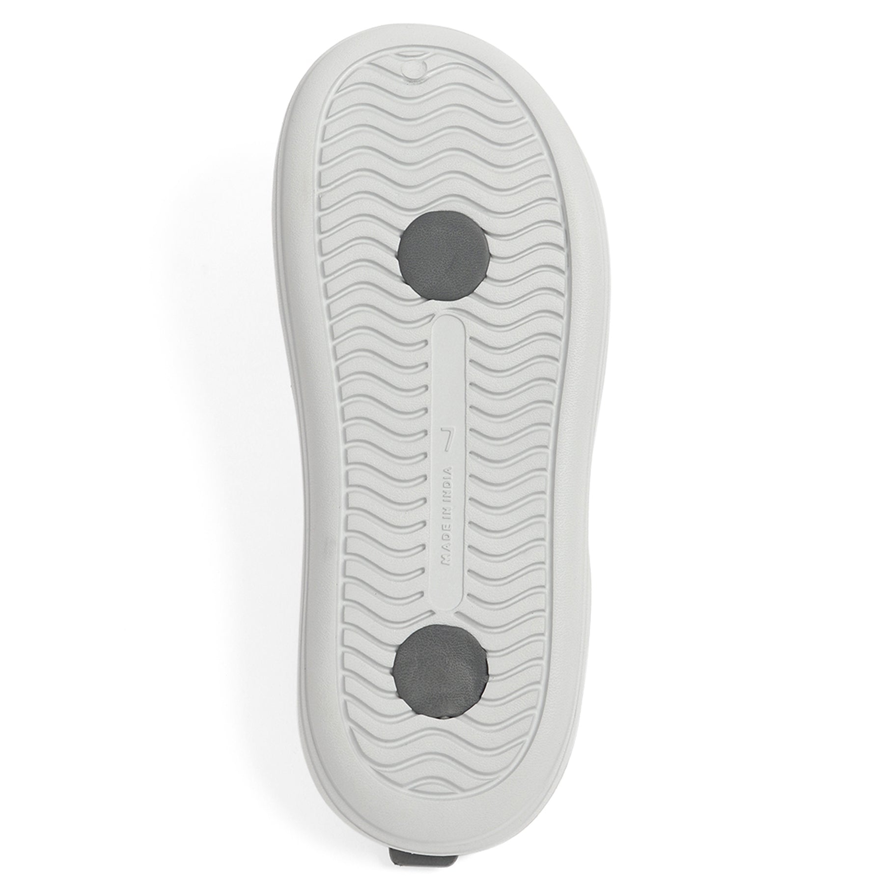 Smoothlite Dual-Tone Slides with Removable Footbed for men in Light Grey & Dark Grey, image 3