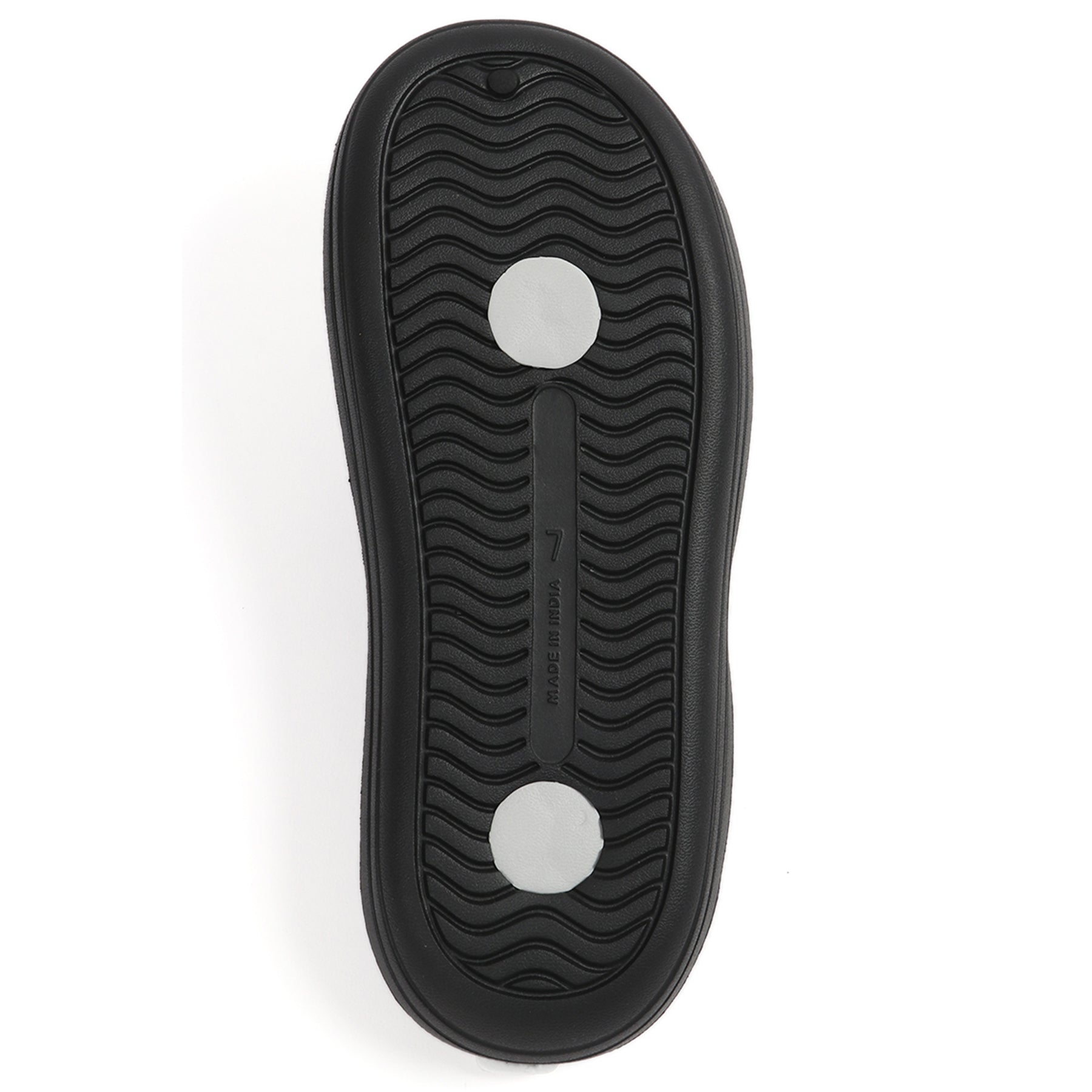 Smoothlite Dual-Tone Slides with Removable Footbed for men in Black & Light Grey, image 5
