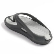 Smoothlite Dual-Tone Slides with Removable Footbed for men in Dark Grey & Light Grey, image 3