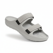 Smoothlite Adjustable Double-Strap Comfort Sandals for men in Light Grey, image 4